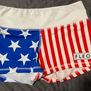 Fleo American Flag shorts
